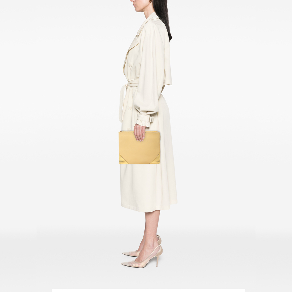 Pre-Loved Celine Bicolor Lambskin Coeur Clutch - Picture 7 of 7